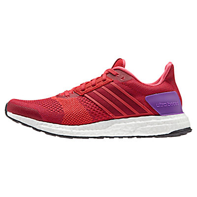 Adidas Ultra Boost ST Women's Running Shoes, Red/Pink Adidas Ultra Boost ST Women's Running Shoes, Red/Pink